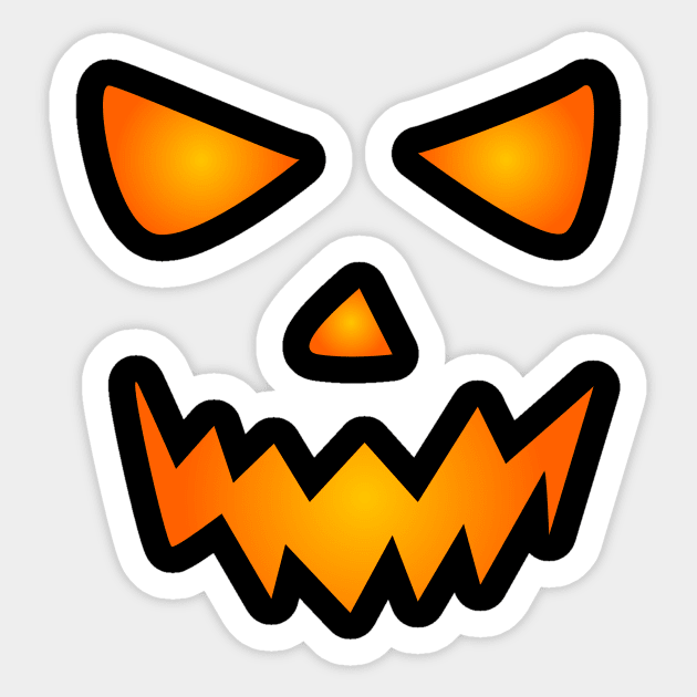 Cat Face Meh Funny Halloween Sticker by Salma Ismail